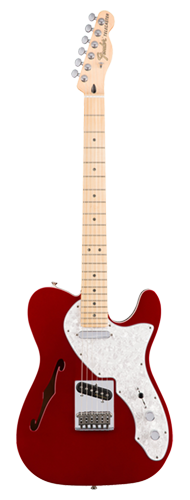 GUITARRA FENDER DELUXE TELE THINLINE MN 014-7602-309 CANDY APPLE RED