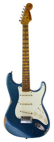 GUITARRA FENDER 56 STRATOCASTER HEAVY RELIC TIME MACHINE 151-1602-802 AGED LAKE PLACID BLUE