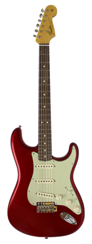 GUITARRA FENDER 64 STRATOCASTER ANNIVERSARY CLOSET CLASSIC 151-9640-809 CANDY APPLE RED