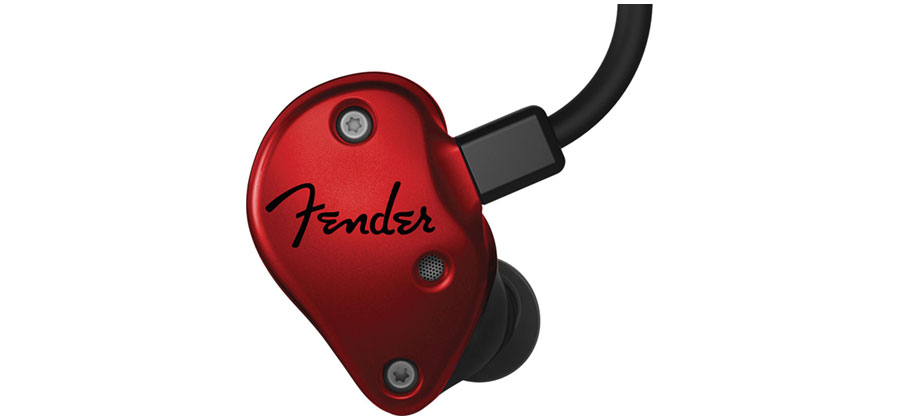 PROFESSIONAL IN-EAR MONITOR FENDER 688-4000-000 - FXA6 - RED