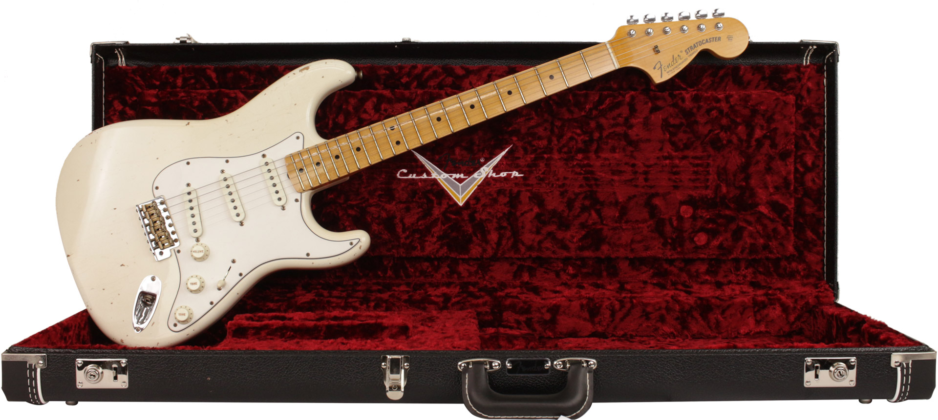 GUITARRA FENDER 68 STRATOCASTER TIME MACHINE RELIC LTD EDITION 923-5000-517 AGED OLYMPIC WHIT