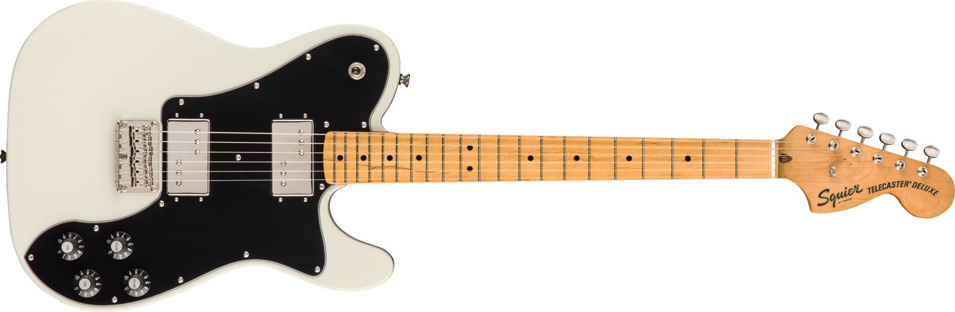 GUITARRA FENDER SQUIER CLASSIC VIBE 70S TELECASTER DELUXE MN - 037-4060-505 - OLYMPIC WHITE