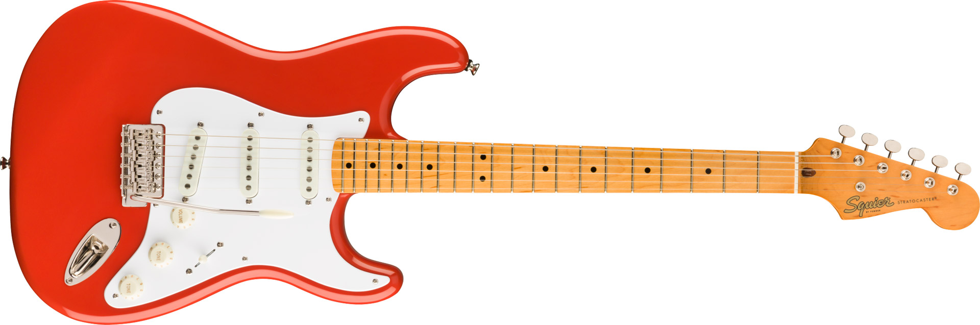 GUITARRA FENDER SQUIER CLASSIC VIBE 50S STRATOCASTER MN - 037-4005-540 - FIESTA RED