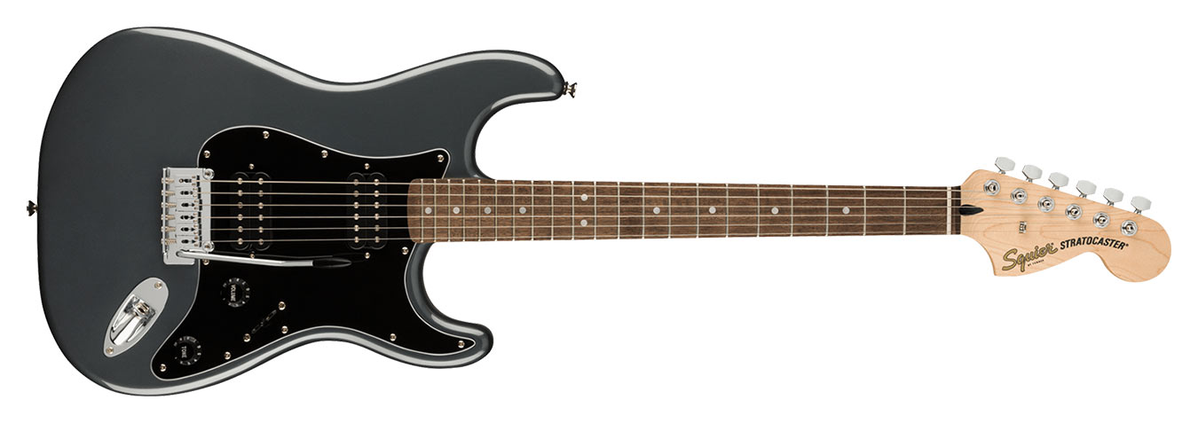 GUITARRA FENDER SQUIER AFFINITY STRATOCASTER HH LR - 037-8051-569 - CHARCOAL FROST METALLIC